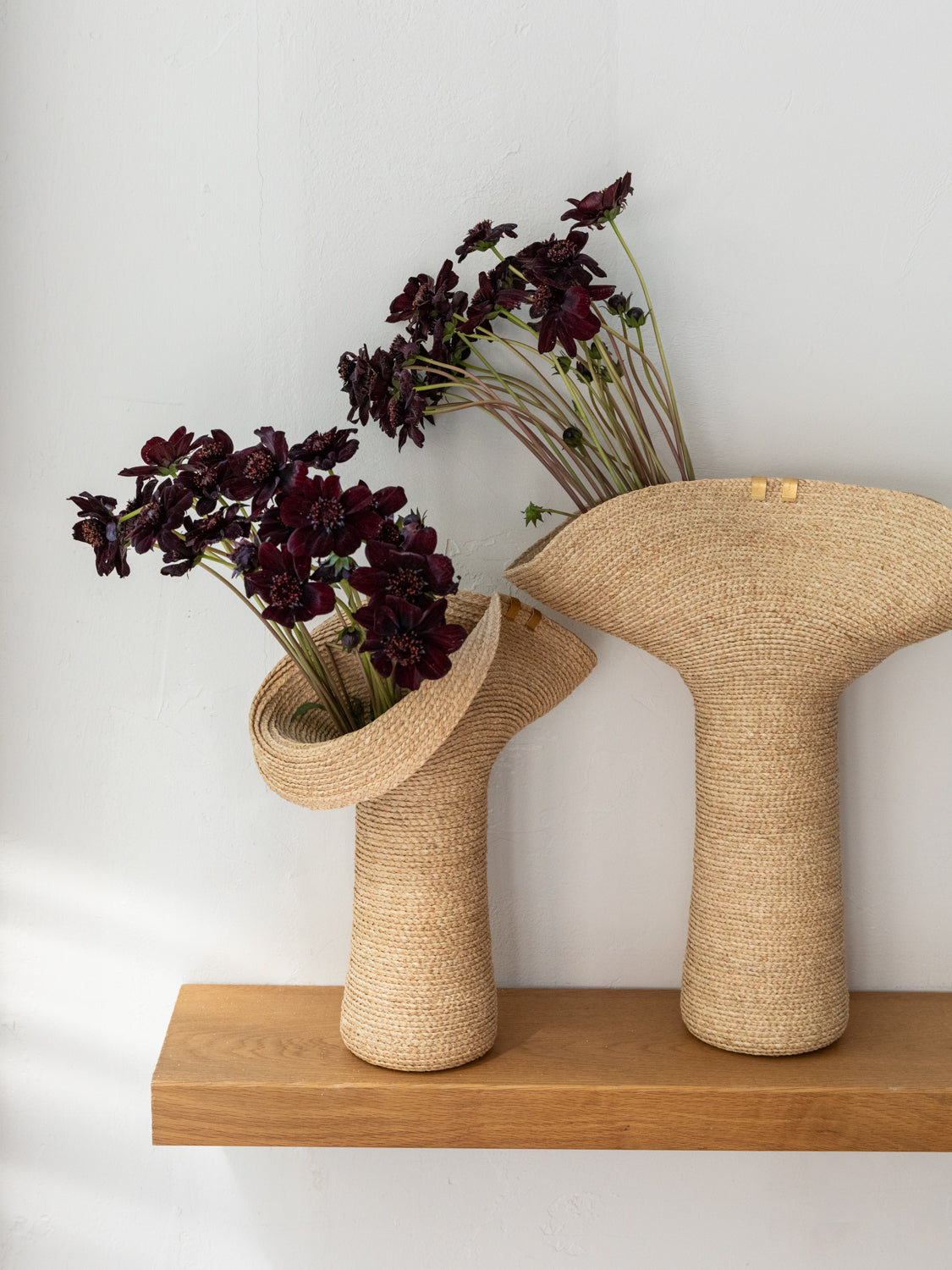 Lapel Raffia Vase