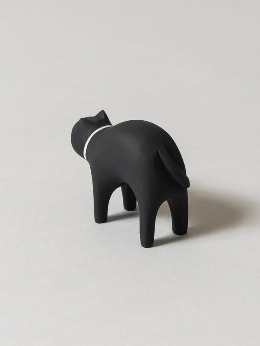 Wooden Animal - Black Cat