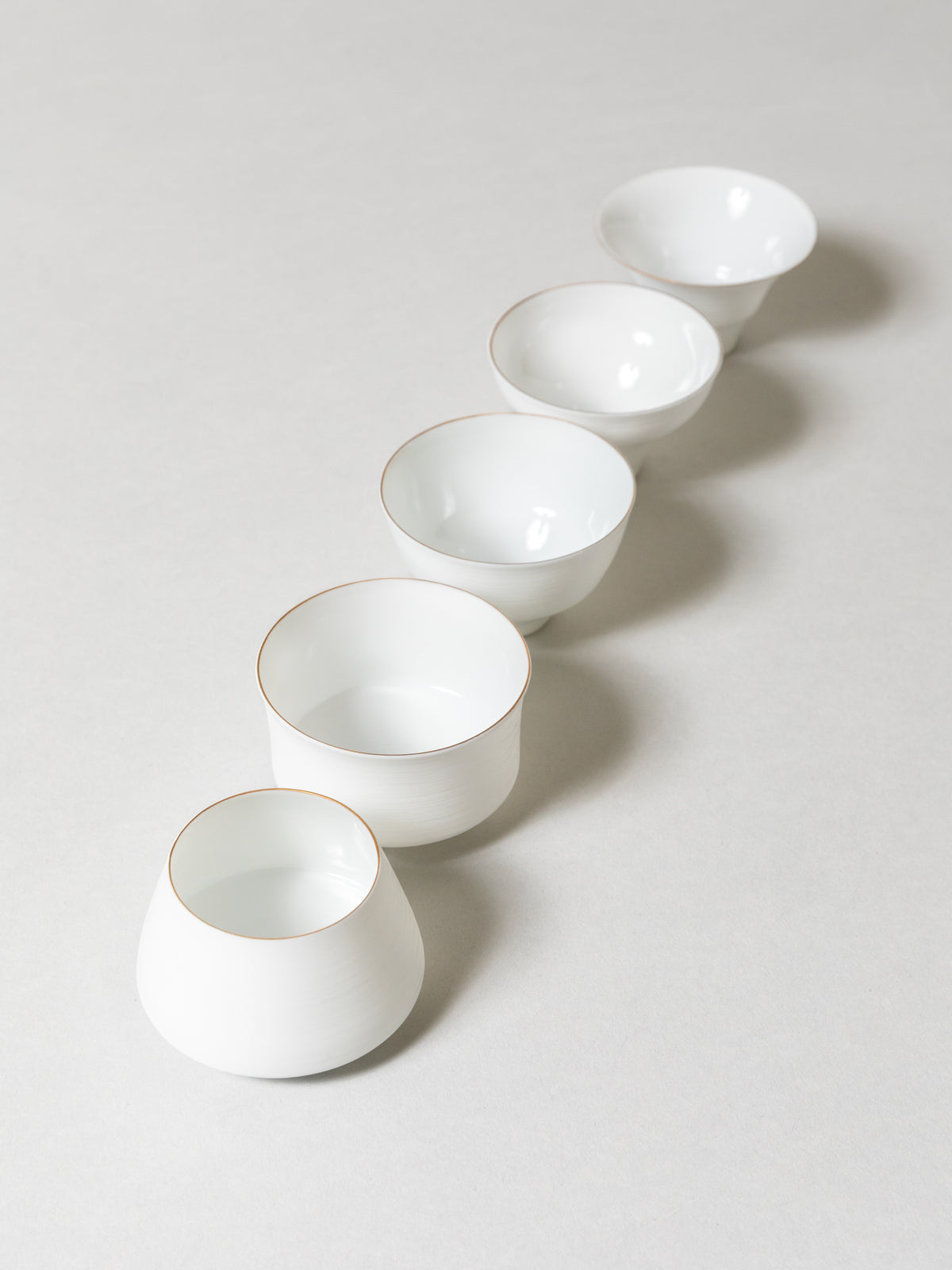 Egg Shell Sake Cups - Set of 5