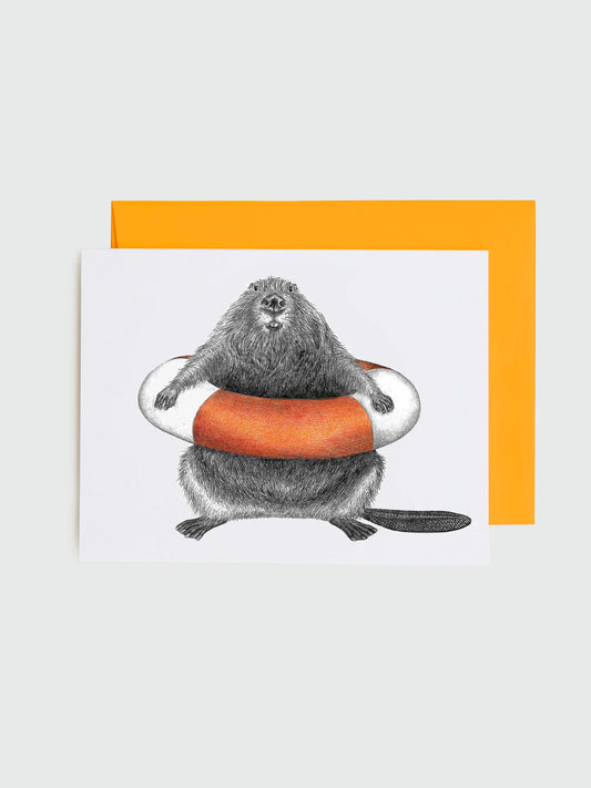 Ford Buckminster Beaver - Greeting Card