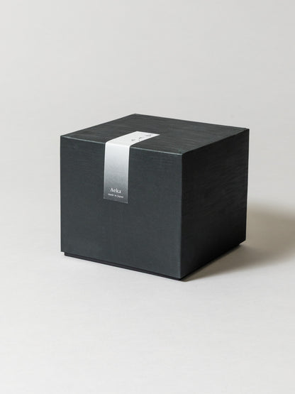 AEKA Object Footed Vase, Black