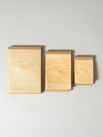 Kizara Wood Sheet Memo Pad