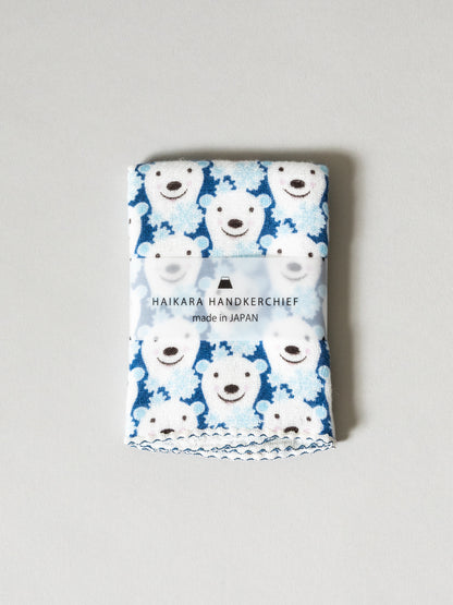 Haikara Little Handkerchief - Polar Bear