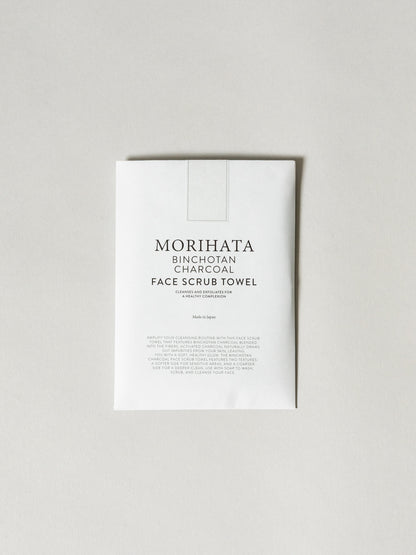 Morihata Binchotan Charcoal Face Scrub Towel