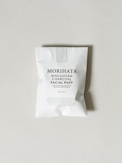 Morihata Binchotan Charcoal Facial Puff