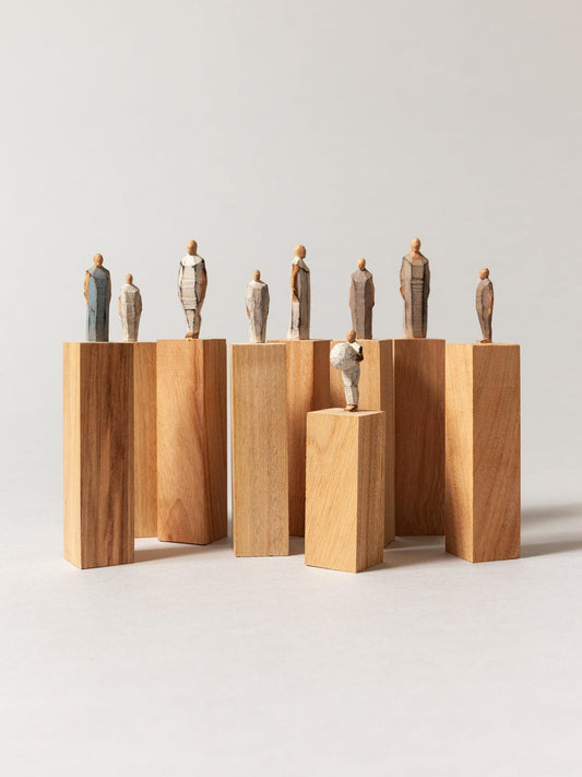 Olectronica Wooden Statuette - Natural
