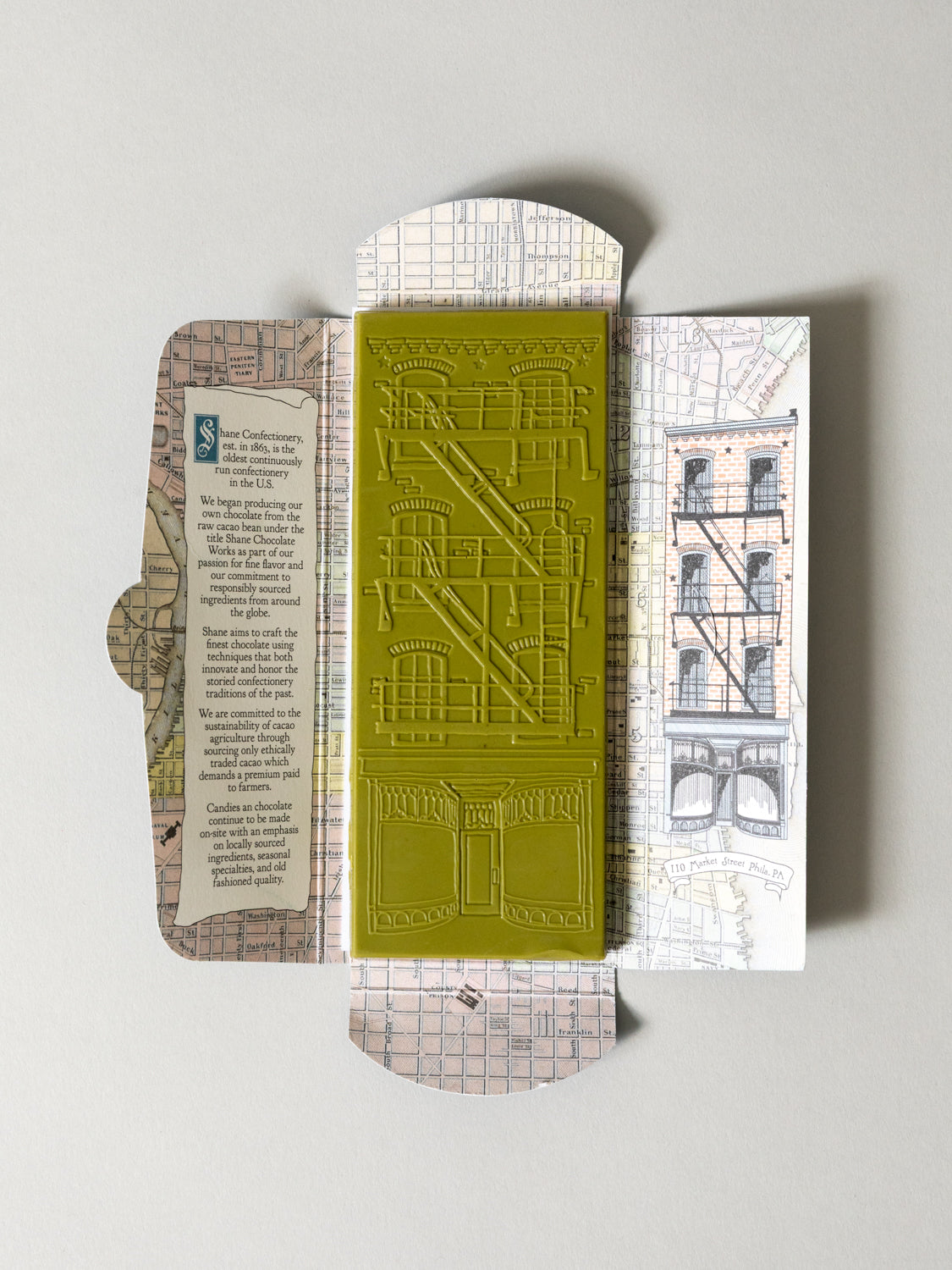 rikumo x Shane Confectionery Matcha Chocolate Bar, 1.87 oz