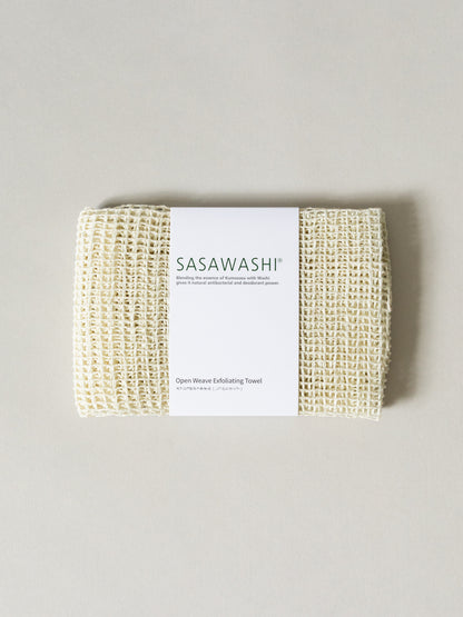 Sasawashi Open Weave Exfoliating Towel