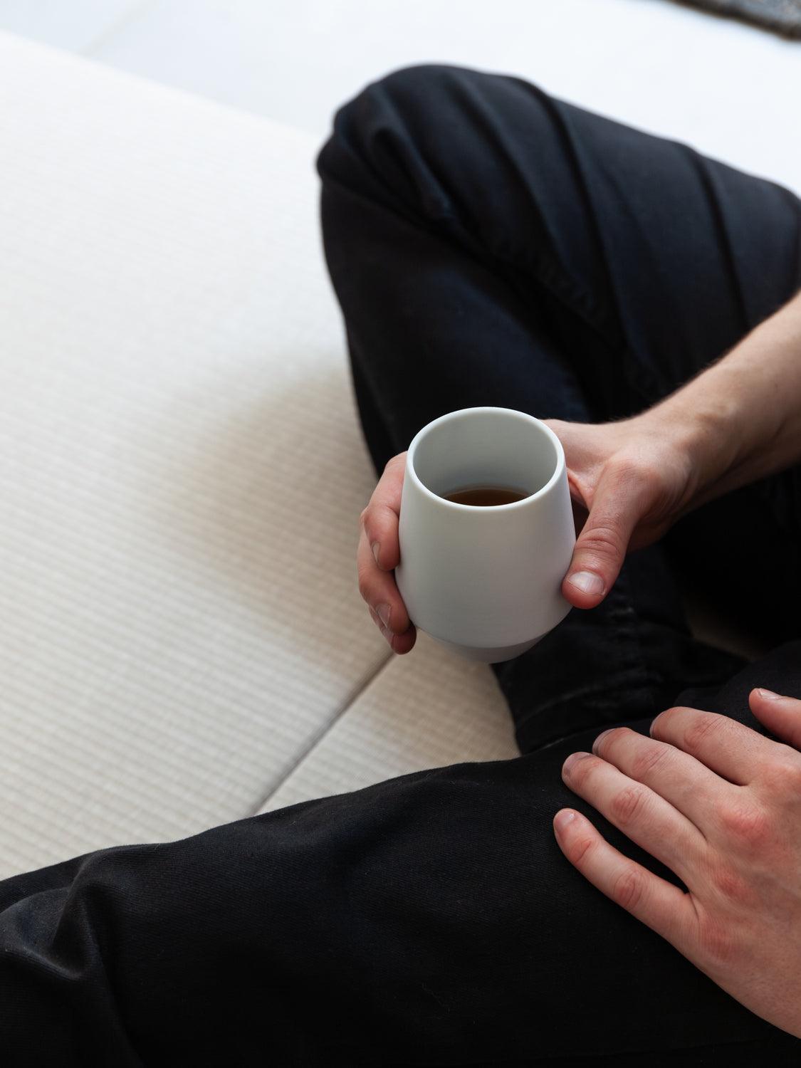 Frustum Porcelain Tea Cup