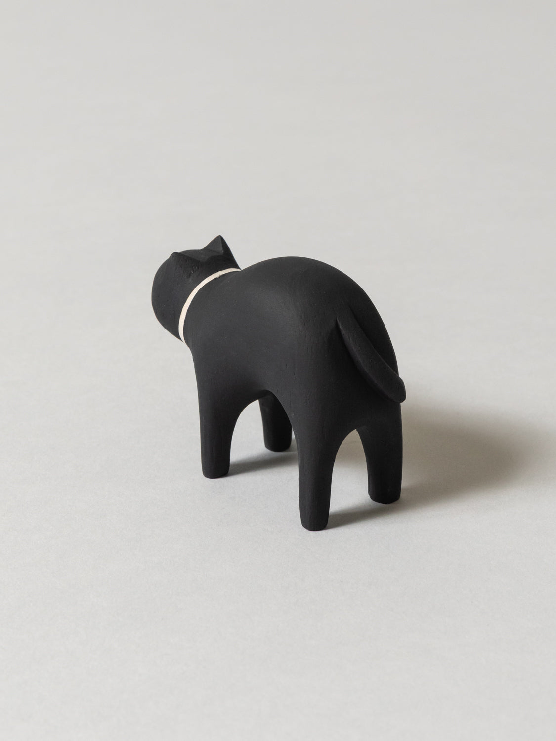 Wooden Animal - Black Cat