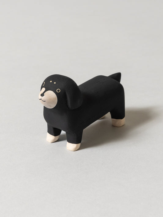 Wooden Animal - Dachshund, Black