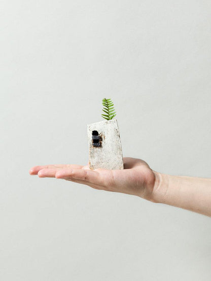 Ceramic City Bud Vase No. 6 - rikumo japan made